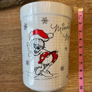 Minnie Mouse Holiday Canister Red & White